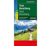Tirol Vorarlberg 1:200 000 n.e.: Straßen- und Freizeitkarte: 7