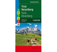 Tirol Vorarlberg 1:200.000: Toeristische wegenkaart 1:200 000