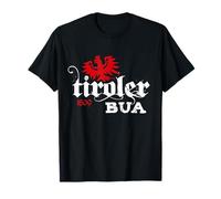 Tiroler Bua Tirol Adler Stemma Retro Lausbua Uomini Maglietta