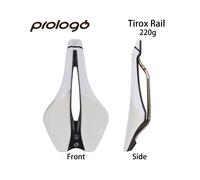 (Tirox Rail White) Prologo DIMENSION NDR 143 Sella da allenamento professionale per bici da corsa, M