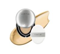 TIRTIR Cuscino Aura Glow Silver, Fondotinta Coreano Di Piccole Dimensioni (0,15 Fl Oz), 24 W, Colore: Beige Morbido