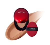 TIRTIR Mask Fit Red Cushion Foundation, Fondotinta A Copertura Totale, Leggero E Leggero, Adatto Alla Pelle, Satinato, Finitura Lucida, Costruibile (0,15 Fl Oz), Color Ambra 34C