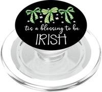 Tis a Blessing to be Irish Blessings Lucky St Patricks Women PopSockets PopGrip per MagSafe