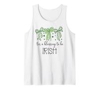 Tis a Blessing to be Irish Blessings St Patricks Lucky Women Canotta