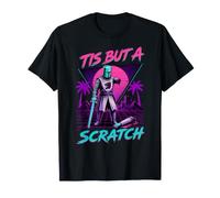 Tis But A Scratch Knighthood Santo Graal Divertente Cavaliere Guerriero Maglietta