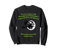 Tis Now The Witching Time of Night Citazione di Shakespeare Verde Felpa
