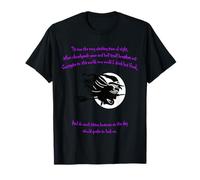 Tis Now The Witching Time of Night Citazione di Shakespeare Verde Maglietta
