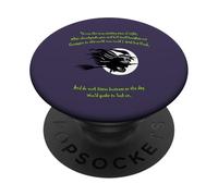 Tis Now The Witching Time Of Night Citazione di Shakespeare verde PopSockets PopGrip Adesivo