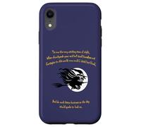 Tis Now The Witching Time Of Night Citazione Shakespeare Giallo Custodia per iPhone XR