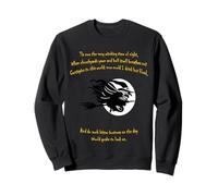 Tis Now The Witching Time of Night Citazione Shakespeare Giallo Felpa