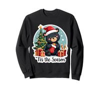 Tis The Season - Albero di Natale a Forma di Orso Nero Felpa
