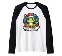 Tis The Season - Albero di Natale con Rana Maglia con Maniche Raglan