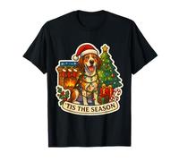 Tis The Season, American English Coonhound Dog, Natale Maglietta