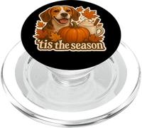 Tis The Season Beagle Dog Autunno Autunno Zucca Spice Coffee PopSockets PopGrip per MagSafe