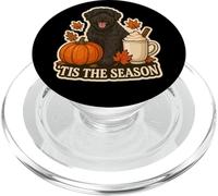 Tis The Season Black Russian Terrier Cane Autunno Autunno Zucca PopSockets PopGrip per MagSafe