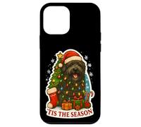 Tis The Season Bouvier des Flandres Dog Merry Christmas Custodia per iPhone 12 mini