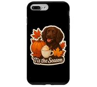 Tis The Season Boykin Spaniel Dog Autunno Autunno Zucca Spice Custodia per iPhone 7 Plus/8 Plus