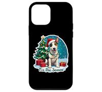 Tis The Season - Bull Terrier Dog Merry Christmas Holiday Xmas Custodia per iPhone 12 mini