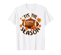 'Tis The Season Calcio Autunno Autunno Lascia Ringrazi Maglietta