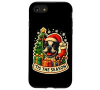 Tis The Season - Cane Boston Terrier Merry Christmas Mom Dad Custodia per iPhone SE (2020) / 7/8
