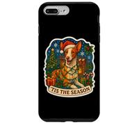 Tis The Season - Cane da segugio Ibizan Merry Christmas Mom Dad Xmas Custodia per iPhone 7 Plus/8 Plus