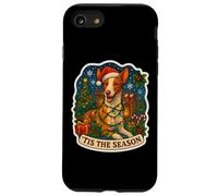 Tis The Season - Cane da segugio Ibizan Merry Christmas Mom Dad Xmas Custodia per iPhone SE (2020) / 7/8