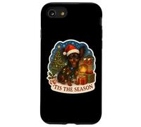 Tis The Season - Cane giocattolo russo con scritta "Merry Christmas" (lingua italiana non garantita) Custodia per iPhone SE (2020) / 7/8