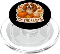 Tis The Season Cavalier King Charles Dog Autunno Zucca Autunno PopSockets PopGrip per MagSafe