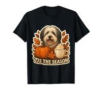 Tis The Season - Coppa Autunnale con Cane delle pianure polacche Maglietta