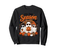 Tis The Season Cute Halloween Ghosts Pumpkin Fall Fun Felpa
