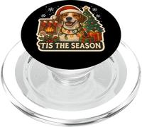 Tis The Season English Foxhound Dog Buon Natale mamma papà PopSockets PopGrip per MagSafe