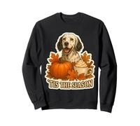 Tis The Season English Setter Dog Fall Autumn Pumpkin Spice Felpa