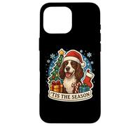 Tis The Season English Springer Spaniel Dog Merry Christmas Custodia per iPhone 16 Pro Max