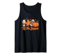 Tis The Season Fall Pumpkin Thanksgiving Autumn Halloween Canotta