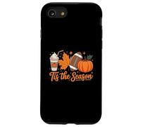 Tis The Season Fall Pumpkin Thanksgiving Autumn Halloween Custodia per iPhone SE (2020) / 7 / 8