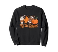 Tis The Season Fall Pumpkin Thanksgiving Autumn Halloween Felpa