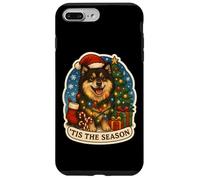 Tis The Season Finlandese Lapphund Dog Merry Christmas Mom Dad Custodia per iPhone 7 Plus/8 Plus