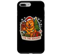 Tis The Season Finlandese Spitz Dog Merry Christmas Mom Dad Fun Custodia per iPhone 7 Plus/8 Plus