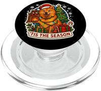 Tis The Season Finlandese Spitz Dog Merry Christmas Mom Dad Fun PopSockets PopGrip per MagSafe