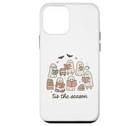 Tis The Season Ghost Readers Cute Halloween Bookish Custodia per iPhone 12 mini