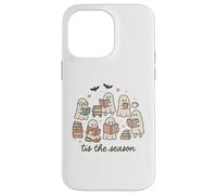 Tis The Season Ghost Readers Cute Halloween Bookish Custodia per iPhone 14 Pro Max