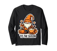 Tis The Season GNOME Autunno Autunno Zucca Vintage Cottagecore Maglia a Manica