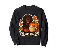 Tis The Season Gordon Setter Dog Autunno Autunno Zucca Spice Felpa