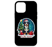 Tis The Season Great Swiss Mountain Dog Merry Christmas Custodia per iPhone 12 mini