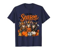 Tis The Season Halloween Donkey Pumpkin Costume Maglietta