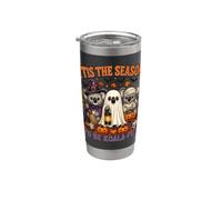 Tis The Season Halloween Koala Witch Ghost Koala Lovers Bicchiere termico in acciaio inox doppia parete