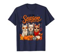 Tis The Season Halloween Llama Pumpkin Costume Maglietta