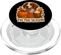 Tis The Season Irish Red and White Setter Dog Autunno Autunno PopSockets PopGrip per MagSafe