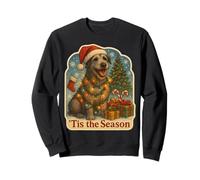 Tis The Season Irish Wolfhound Dog - Buon Natale Felpa