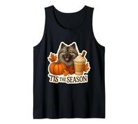 Tis The Season Keeshond Dog Fall Autumn Pumpkin Spice Latte Canotta